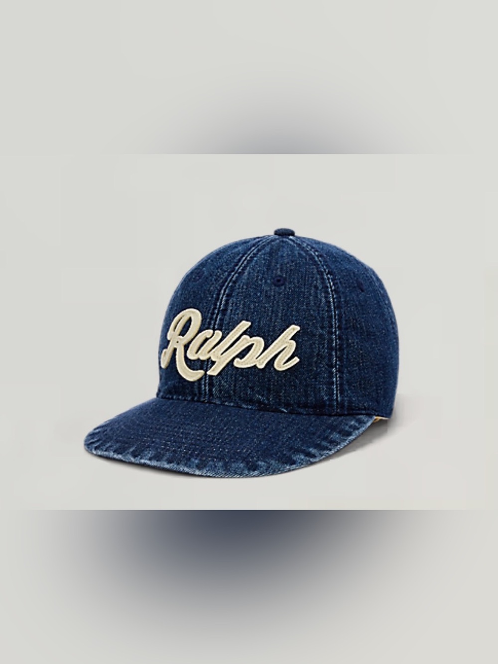 Polo Ralph Lauren The Ralph Logo Denim Ball Cap | one size | COLOR: Denim - Picture 5 of 6